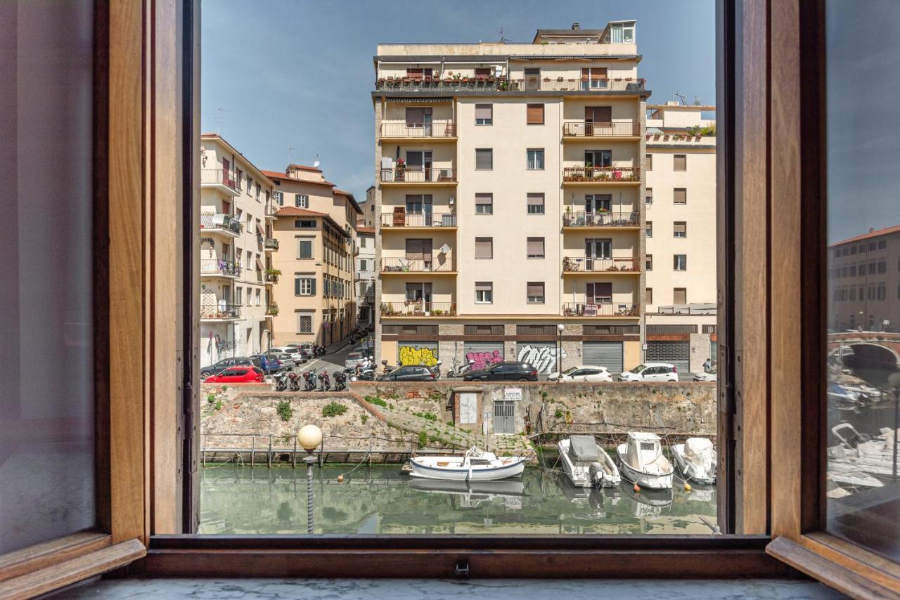 Piccola Venezia Canal View Charming Flat Livorno Exterior photo