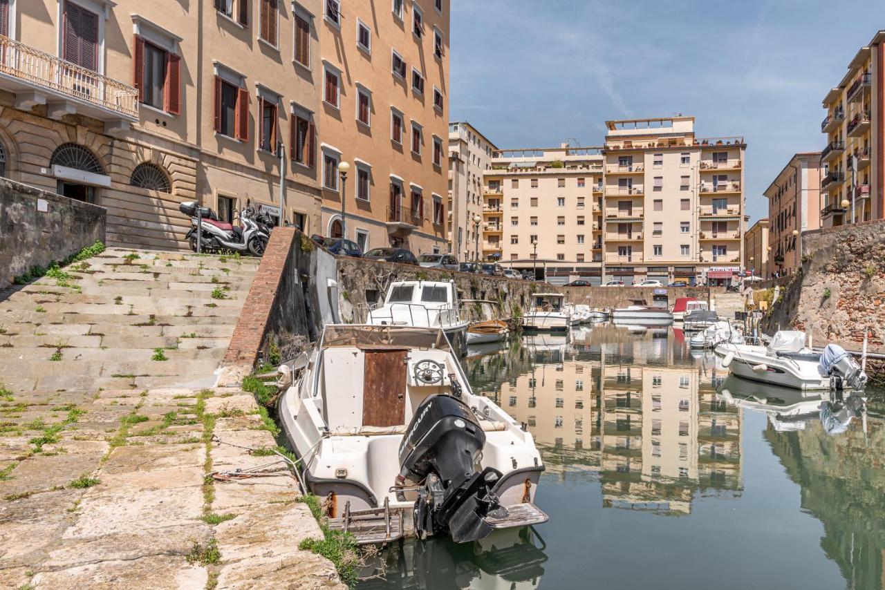 Piccola Venezia Canal View Charming Flat Livorno Exterior photo